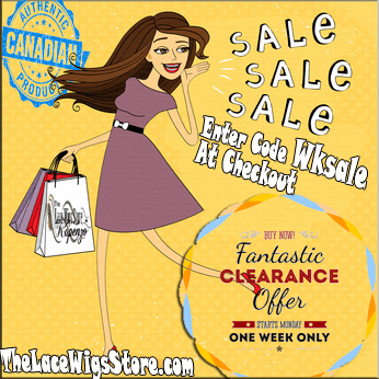 One Week Only Sale At Thelacewigsstore.com