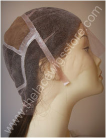 Lace Wig Cap With Stretch and Polystrips